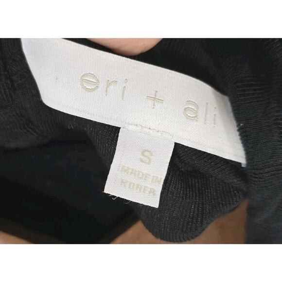 Anthropologie Top Womens Small Tank Textured Button Back Mock Neck Eri Ali - Picture 3 of 9